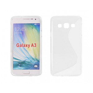 Gumené púzdro S-line Samsung Galaxy A3 transparentné